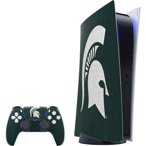 Michigan State University Spartans Logo PlayStation PS5 Skins